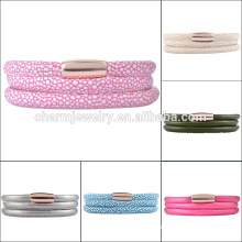 Wholesale Fashion Wrap Bracelet leather ELBS15073